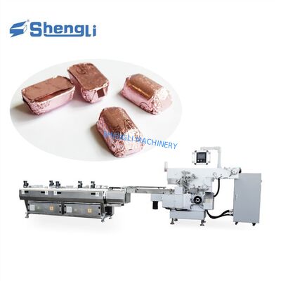 High-Speed Automatic Fold Wrapping Machine for Consistent Quality Chocolate Packaging with Low Failure Rate
