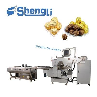 Automatic Sesame Balls Aluminum Foil Packing Machine with 260pcs/min Speed and 15-35mm Size Range for Low Failure Rate