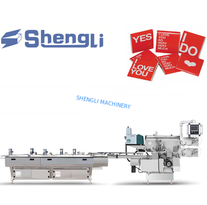 High-Speed 280 ppm Chocolate Bar Wrapping Machine for Irregularly Shaped Chocolates with Multi-Material Compatibility