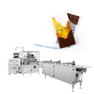 60-100pcs/Min Chocolate Bar Packing Machine Chocolate Foil Wrapping Machine