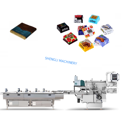 High-Accuracy Automatic Chocolate Wrapping Machine with 200-260 pics/min Packing Speed and PLC & Touch Screen Control