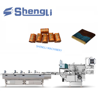 High-Accuracy Full Automatic Chocolate Bar Packing Machine with 200-260 pics/min Speed for Horizontal Wrapping