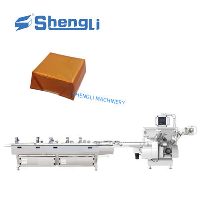High Speed Chocolate Bar Packing Machine Envelope Fold Chocolate Foil Wrapping Machine