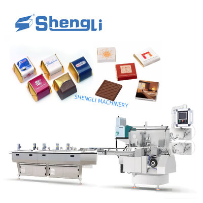 Multifunction Chocolate Bar Packing Machine 280ppm Aluminium Foil Wrapping Machine